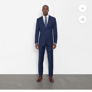 BLUE SLIM FIT SUIT